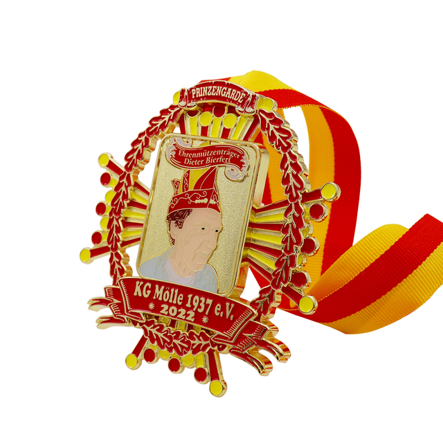 부드러운 에나멜로 채워진 맞춤형 카니발 메달