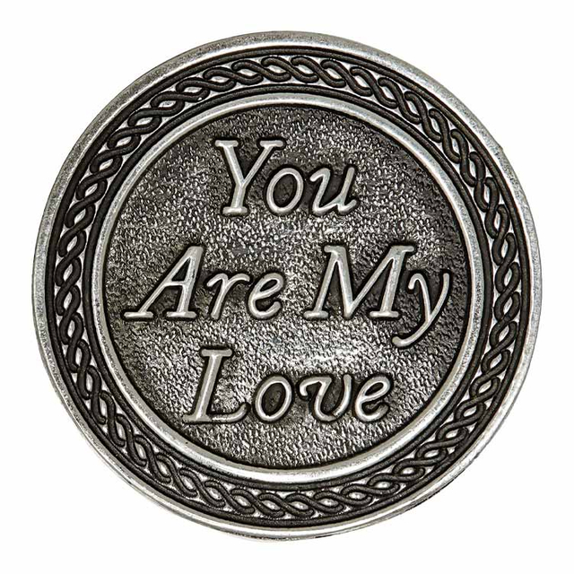 사용자 정의 단어 로맨스 커플 컬렉션 아트 선물 기념품 동전