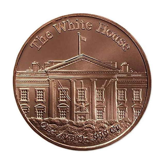 커스텀 구리 라운드 1온스 순수 구리 동전