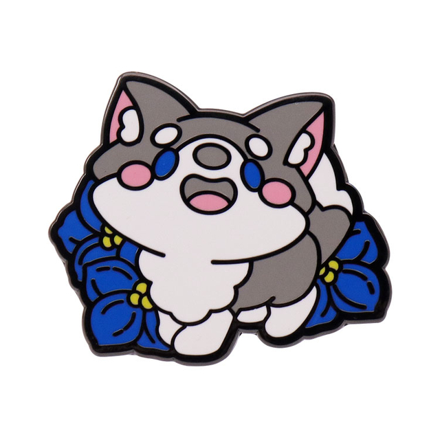 모양의 맞춤형 에나멜 핀